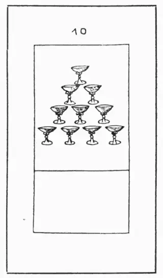 10 Pokale, The Kurtzahn Tarot