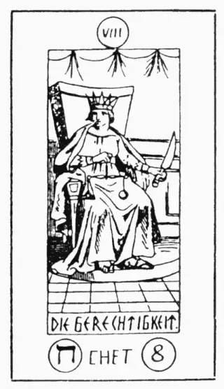 Die Gerechtigkeit, The Kurtzahn Tarot