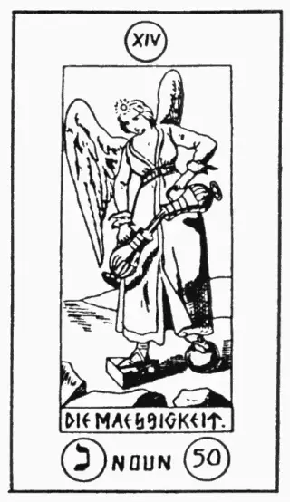 Die Mässigkeit, The Kurtzahn Tarot