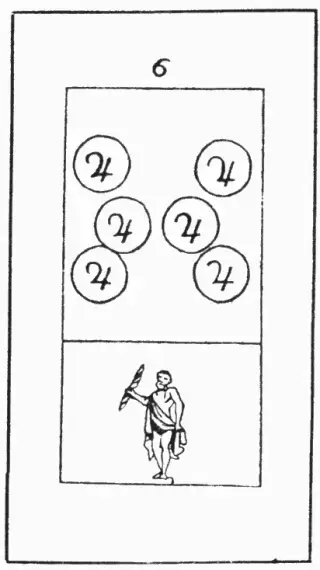 6 Münzen, The Kurtzahn Tarot