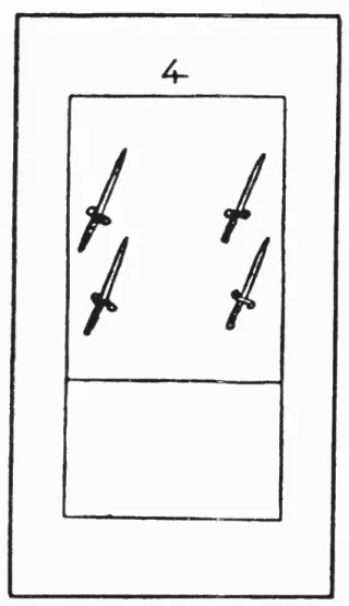 4 Schwerter, The Kurtzahn Tarot