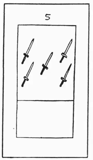 5 Schwerter, The Kurtzahn Tarot