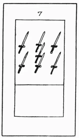 7 Schwerter, The Kurtzahn Tarot