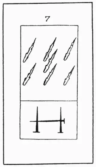 7 Stäbe, The Kurtzahn Tarot