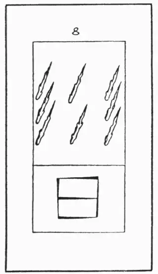 8 Stäbe, The Kurtzahn Tarot