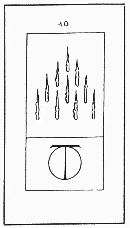 10 Stäbe