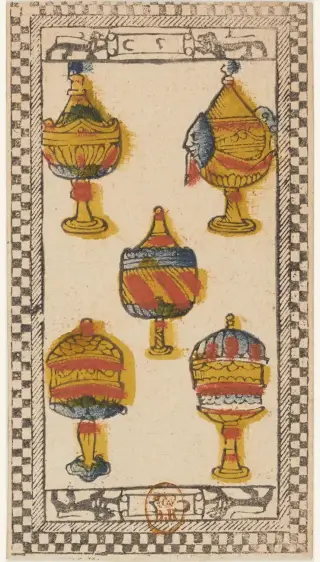 5 de Coupes, The Tarot de Paris