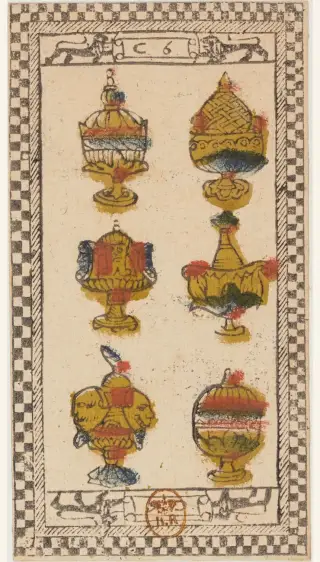 6 de Coupes, The Tarot de Paris