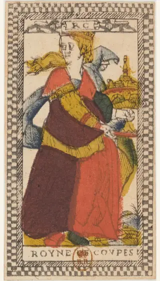 Royne de Coupes, The Tarot de Paris