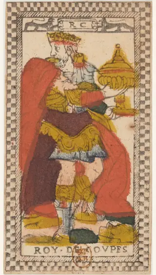 Roy de Coupes, The Tarot de Paris
