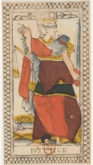 La Justice, The Tarot de Paris