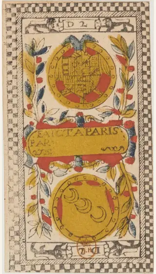 2 de Deniers, The Tarot de Paris