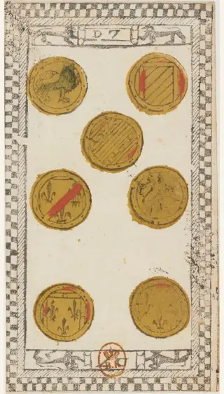 7 de Deniers, The Tarot de Paris