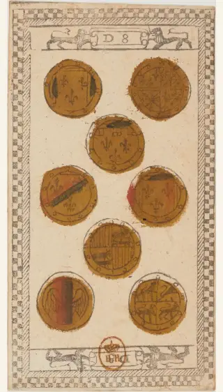 8 de Deniers, The Tarot de Paris