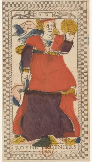 Royne de Deniers, The Tarot de Paris