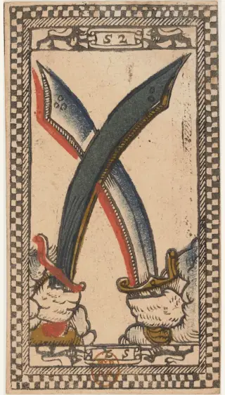 2 d'Espée, The Tarot de Paris