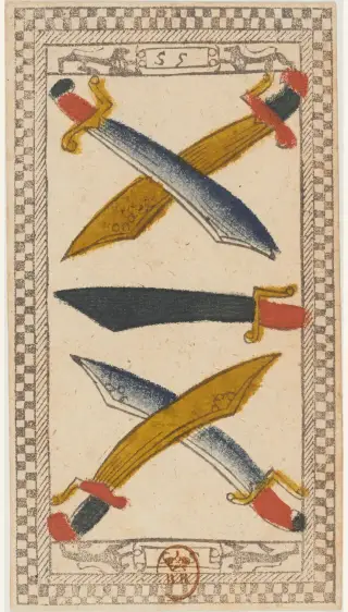 5 d'Espée, The Tarot de Paris