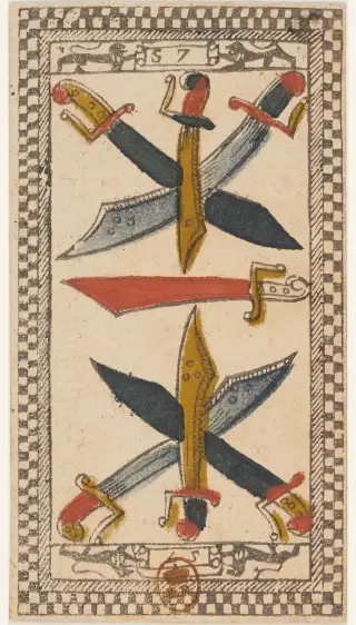7 d'Espée, The Tarot de Paris