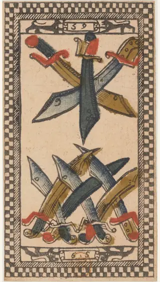 9 d'Espée, The Tarot de Paris