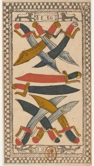 10 d'Espée, The Tarot de Paris
