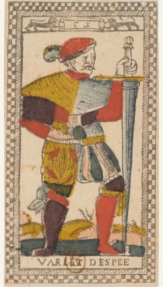 Varlet d'Espée, The Tarot de Paris