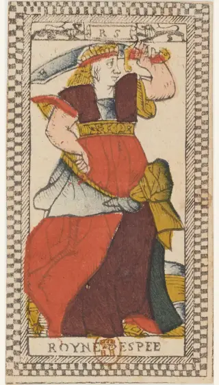 Royne d'Espée, The Tarot de Paris