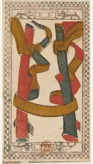 2 de Baston, The Tarot de Paris