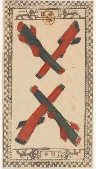 4 de Baston, The Tarot de Paris