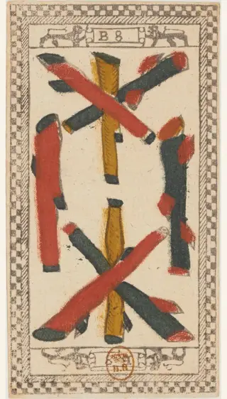 8 de Baston, The Tarot de Paris