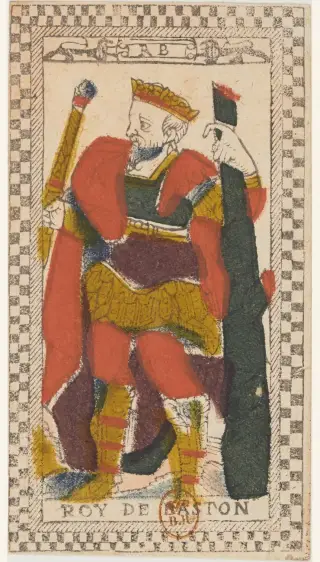Roy de Baston, The Tarot de Paris
