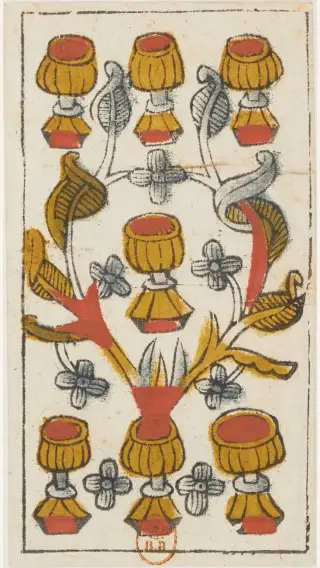 7 de Coupes, The Jacques Viéville Tarot
