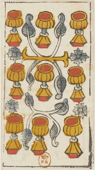 9 de Coupes, The Jacques Viéville Tarot