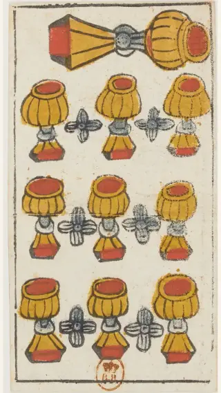 10 de Coupes, The Jacques Viéville Tarot