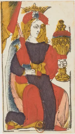 Royne de Coupes, The Jacques Viéville Tarot
