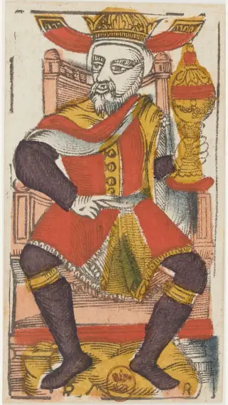 Roy de Coupes, The Jacques Viéville Tarot
