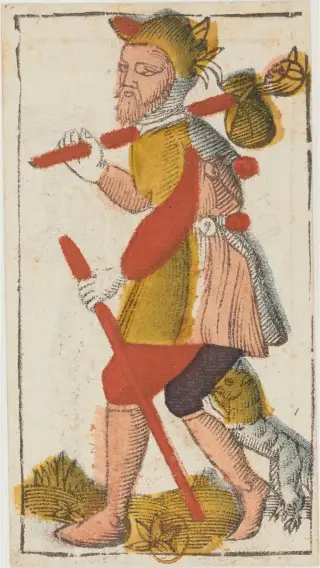 Le Fou, The Jacques Viéville Tarot