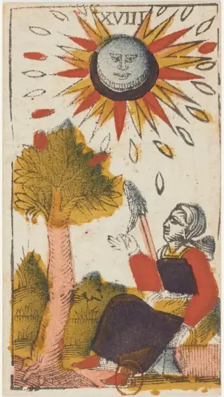 La Lune, The Jacques Viéville Tarot