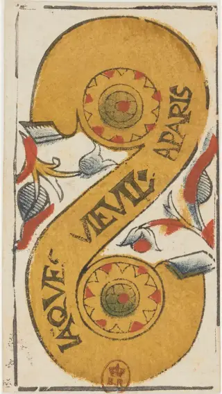 2 de Deniers, The Jacques Viéville Tarot