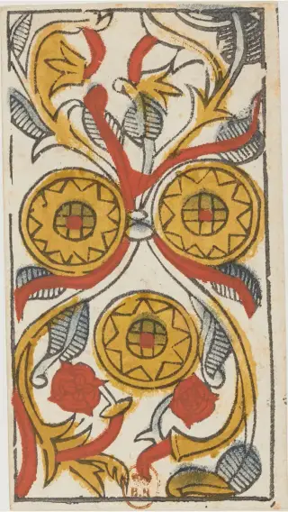 3 de Deniers, The Jacques Viéville Tarot