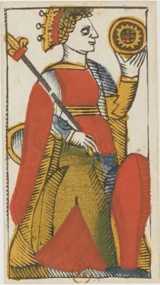 Royne de Deniers, The Jacques Viéville Tarot