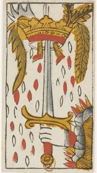 As d'Espées, The Jacques Viéville Tarot