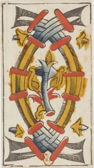 4 d'Espées, The Jacques Viéville Tarot
