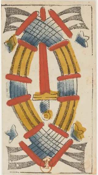 7 d'Espées, The Jacques Viéville Tarot