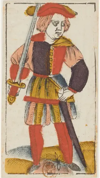 Valet d'Espées, The Jacques Viéville Tarot