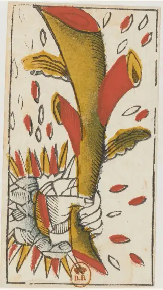 As de Bâtons, The Jacques Viéville Tarot