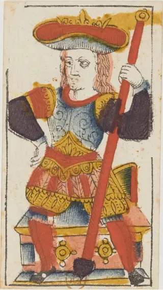 Roy de Bâtons, The Jacques Viéville Tarot