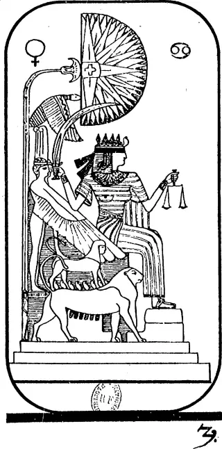 La Thémis, The Falconnier Egyptian Tarot