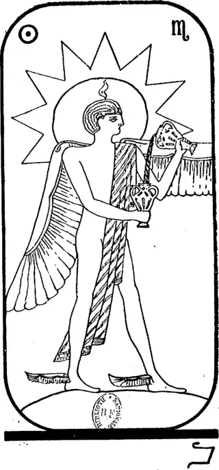 Les Deux Urnes, The Falconnier Egyptian Tarot