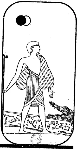 Le Crocodile, The Falconnier Egyptian Tarot