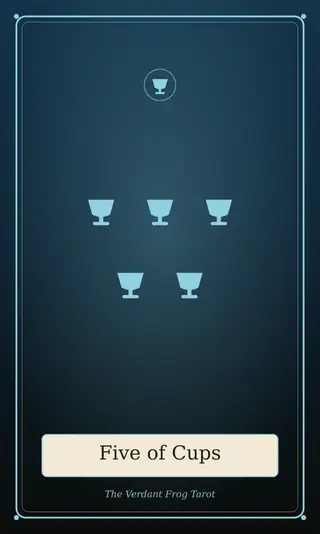 Five of Cups